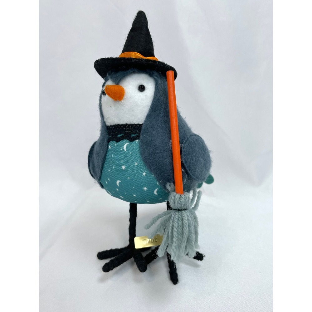 Hyde Eek Featherly‎ Friends Fabric Bird Laspell Halloween Witch Broom 2022
